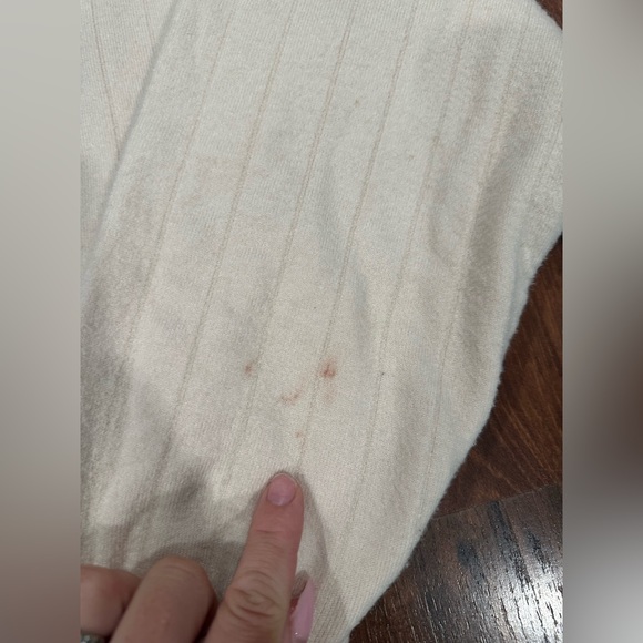 Urban Outfitters BDG Beckette Mock Neck Sweater- Sz XS Ret $148 cream color - Picture 6 of 11